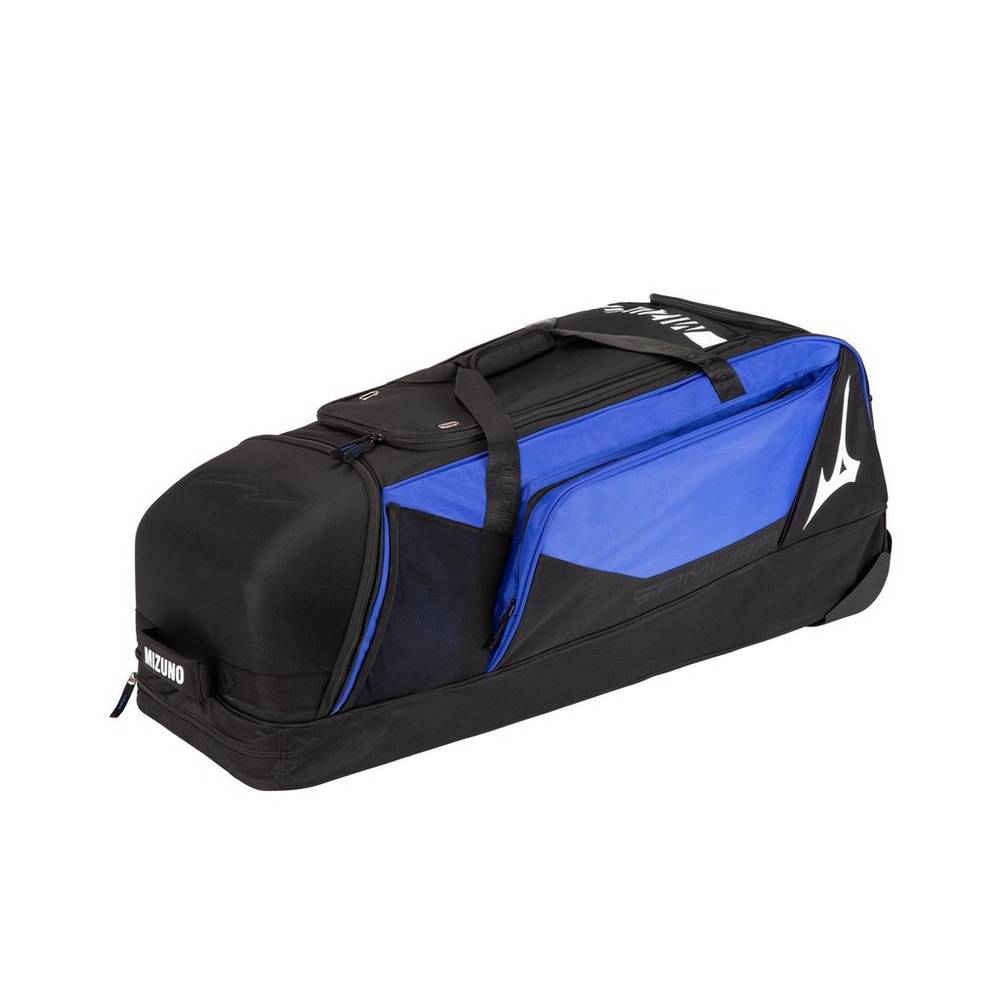 Mochila Mizuno Samurai Wheel X - Homem - Azul Marinho/Pretas - QGCKL8764